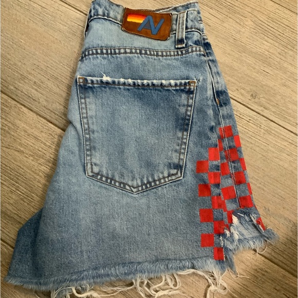 AVIATOR NATION denim cutoffs - Picture 2 of 14